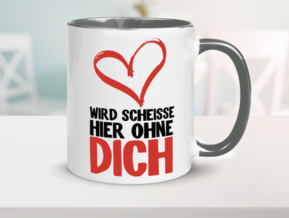 Wird Scheisse Geschenk Humor Geschenkidee lustiger Spruch Tasse