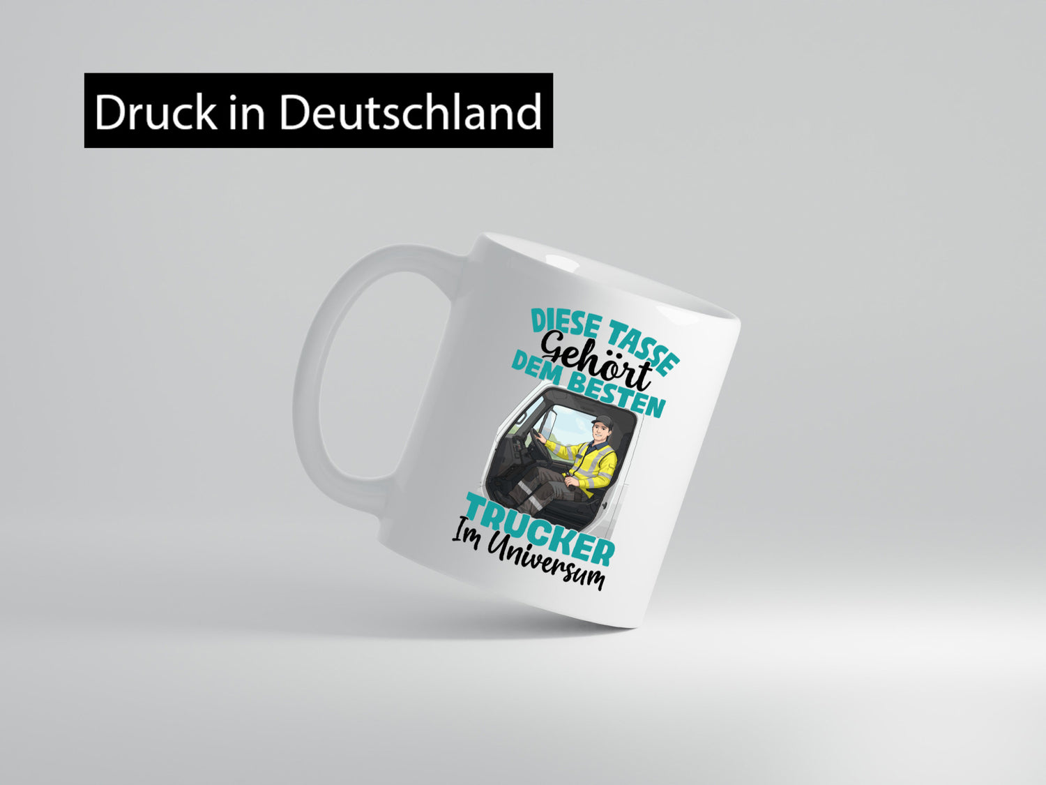 Im Universum: Trucker | LKW Fahrer Beruf Humor Arbeit Kollegen Büro