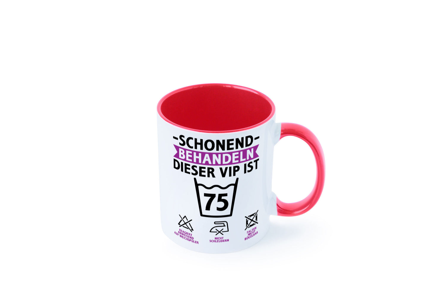 75 Geburtstag | schonend behandeln Jahre v2 lustiger Spruch Geschenk