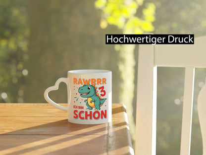 3. Geburtstag | 3 Jahre Raw ich bin schon T-Rex lustig Geschenkidee Geschenk