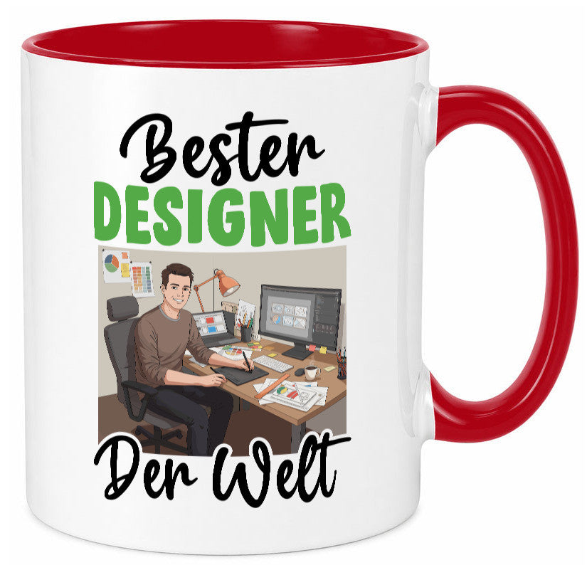 Bester Designer Beruf | Mode v2 lustiger Spruch Geschenk Arbeit Kollegen Büro