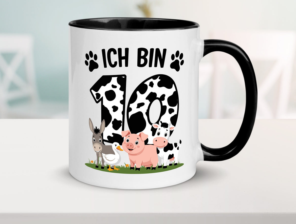 10 Geburtstag | Jahre Farmer Kind lustiger Spruch Geschenk Geschenkidee Tasse