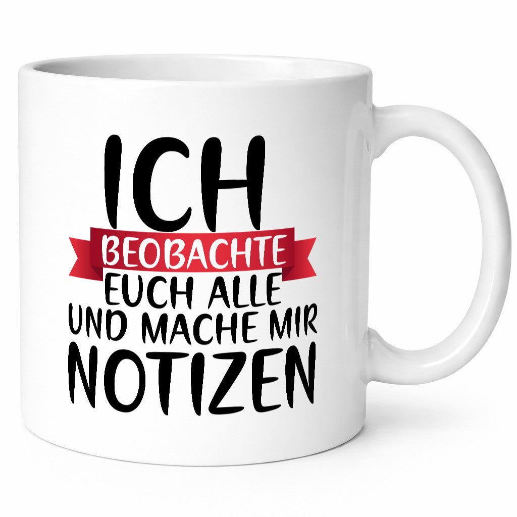 Ich beobachte euch alle | Chef Boss Arbeit Notizen lustiger Spruch Geschenk