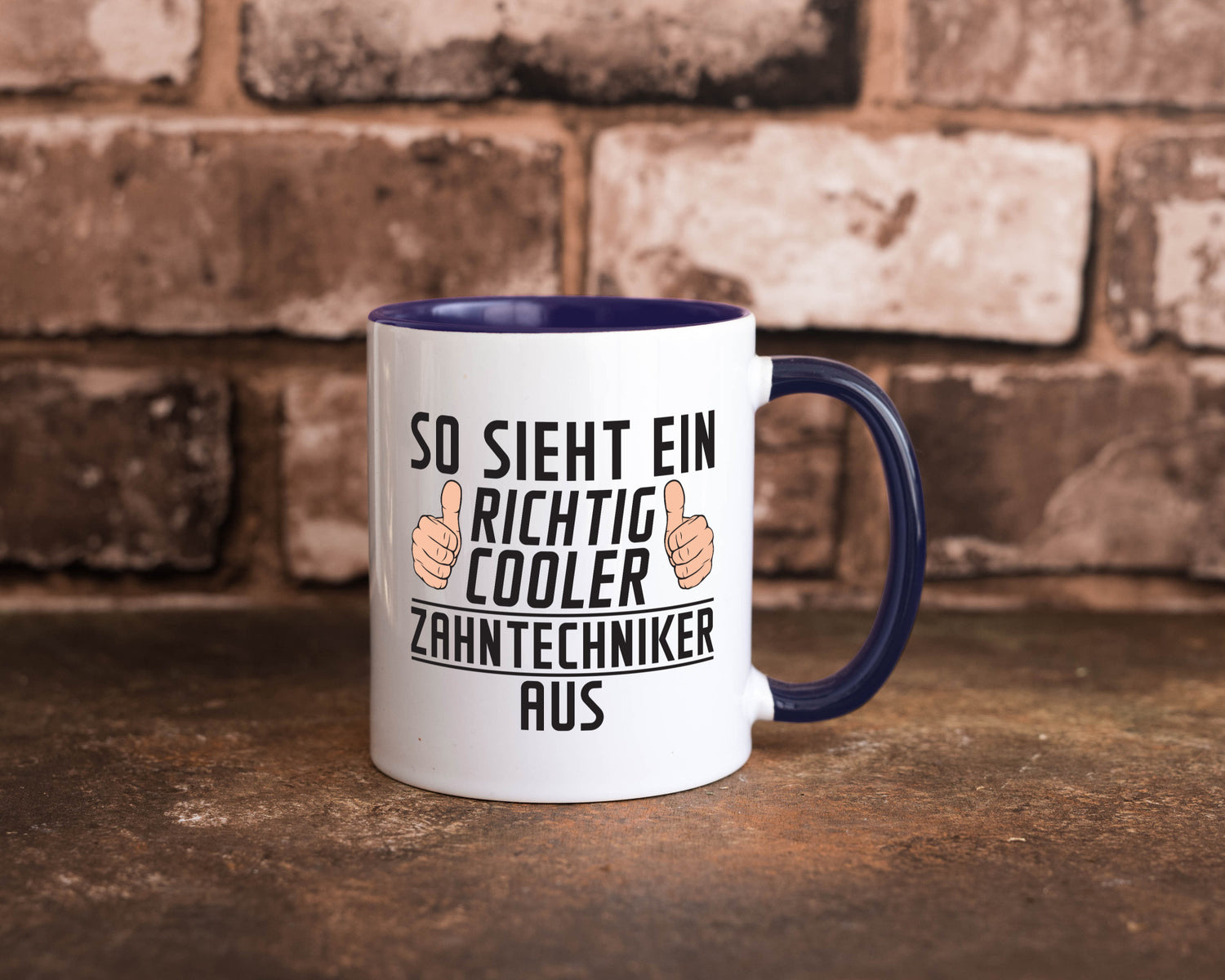 Richtig Cooler Zahntechniker | Zahnmedizin Geschenkidee Humor Tasse