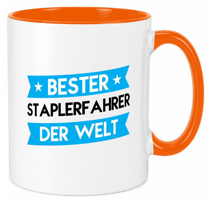 Bester Staplerfahrer | Gabelstapler Fahrer Geschenkidee Humor Tasse
