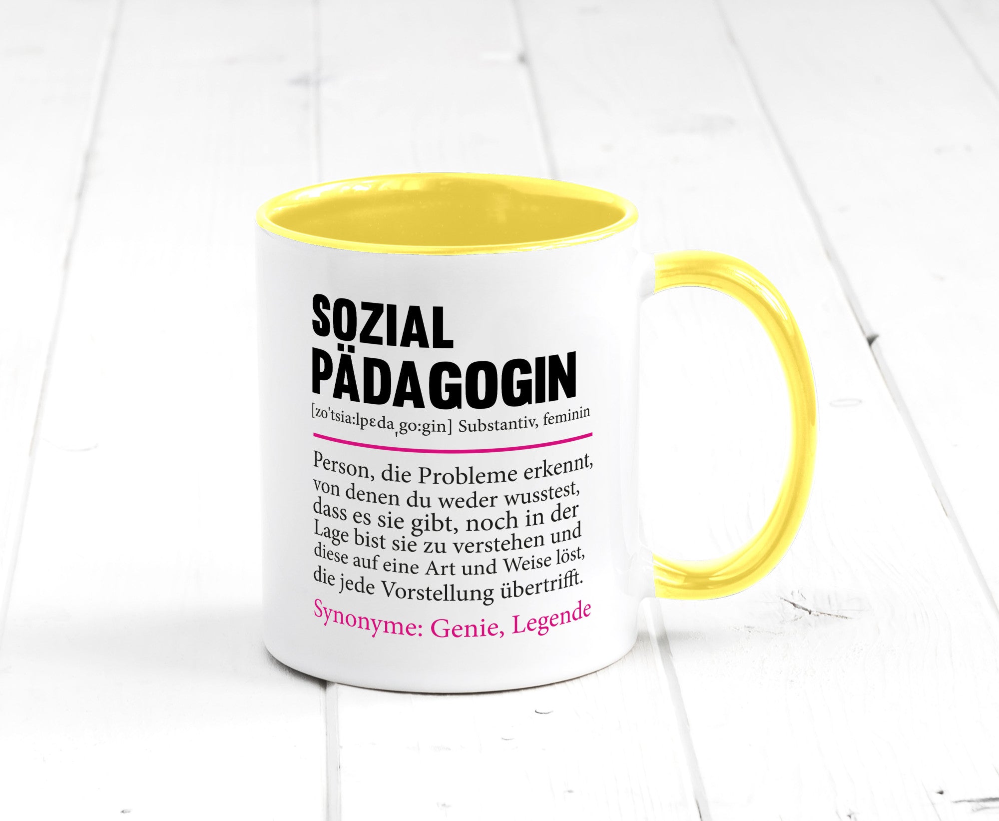 Sozialpädagogin | Spruch lustig Humor Pädagogin v2 Geschenkidee Geschenk Tasse