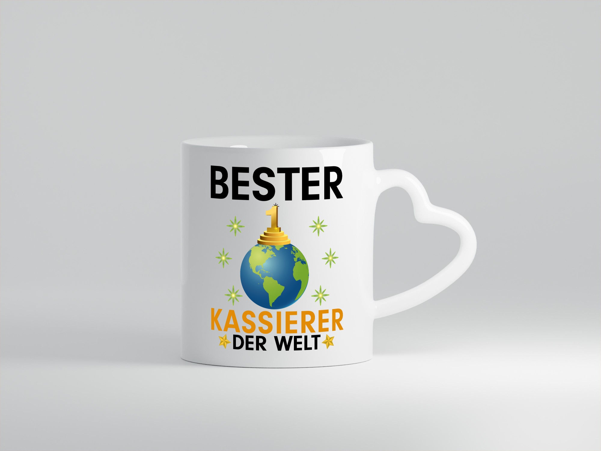 Welt Bester Kassierer lustiger Spruch Geschenk Humor Geschenkidee Tasse