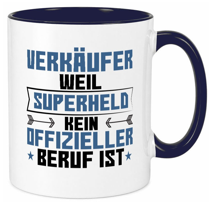 Superheld Verkäufer | Kollege Verkaufsjob Geschenkidee Arbeit Kollegen Büro Tasse