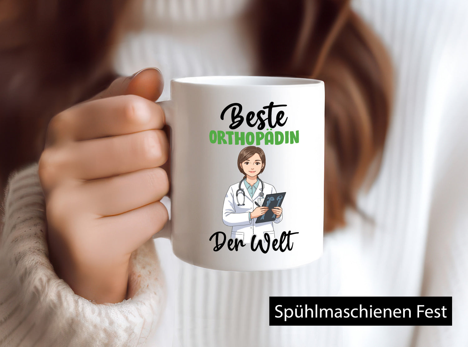 Beste Orthopädin |Orthopädie v2 Geschenkidee Humor Tasse