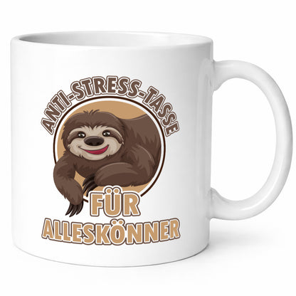 Anti Stress Tasse für alleskönner Humor Geschenkidee