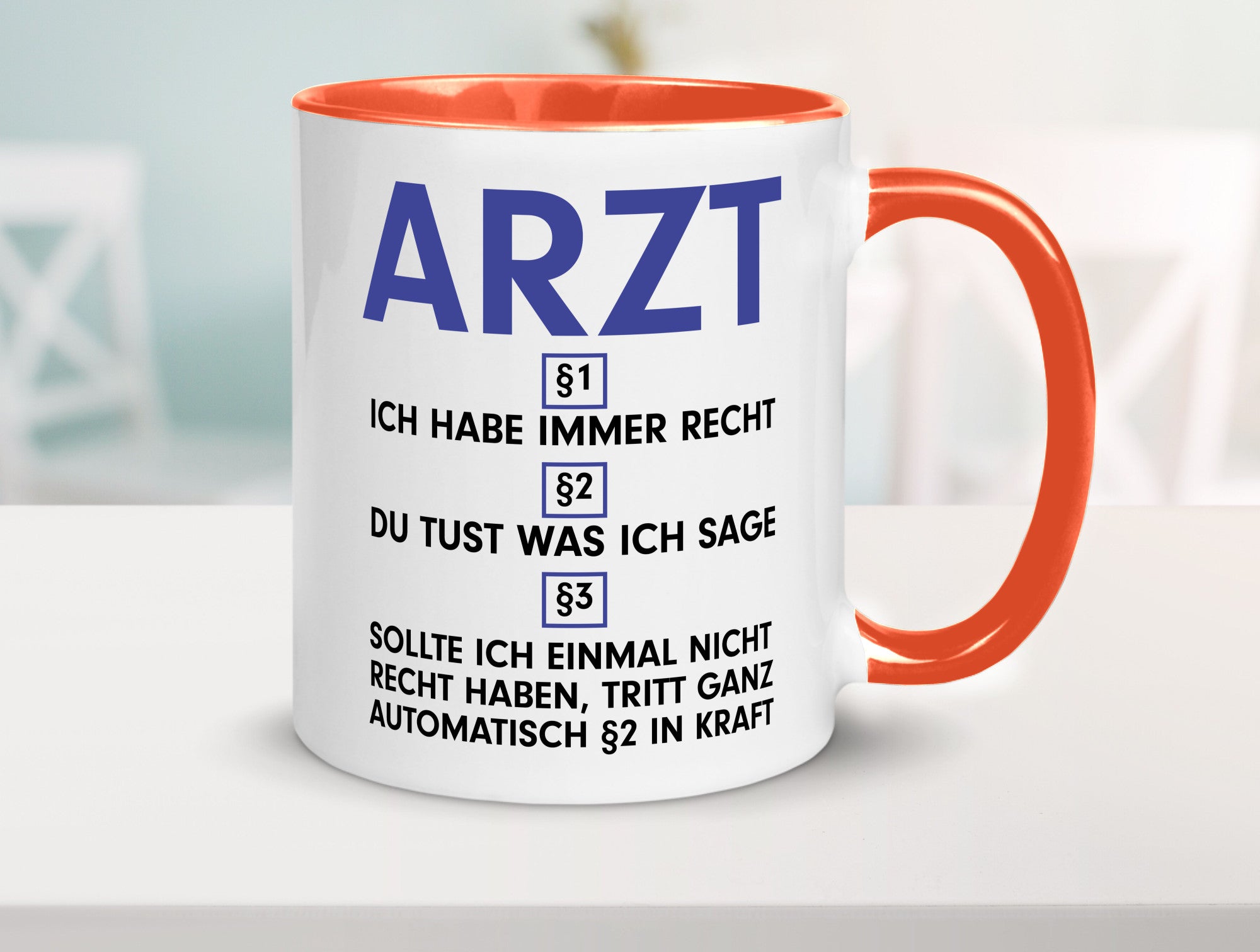 Ich habe immer Recht Arzt | Medizin Doktor Facharzt v2 Humor Geschenkidee Tasse