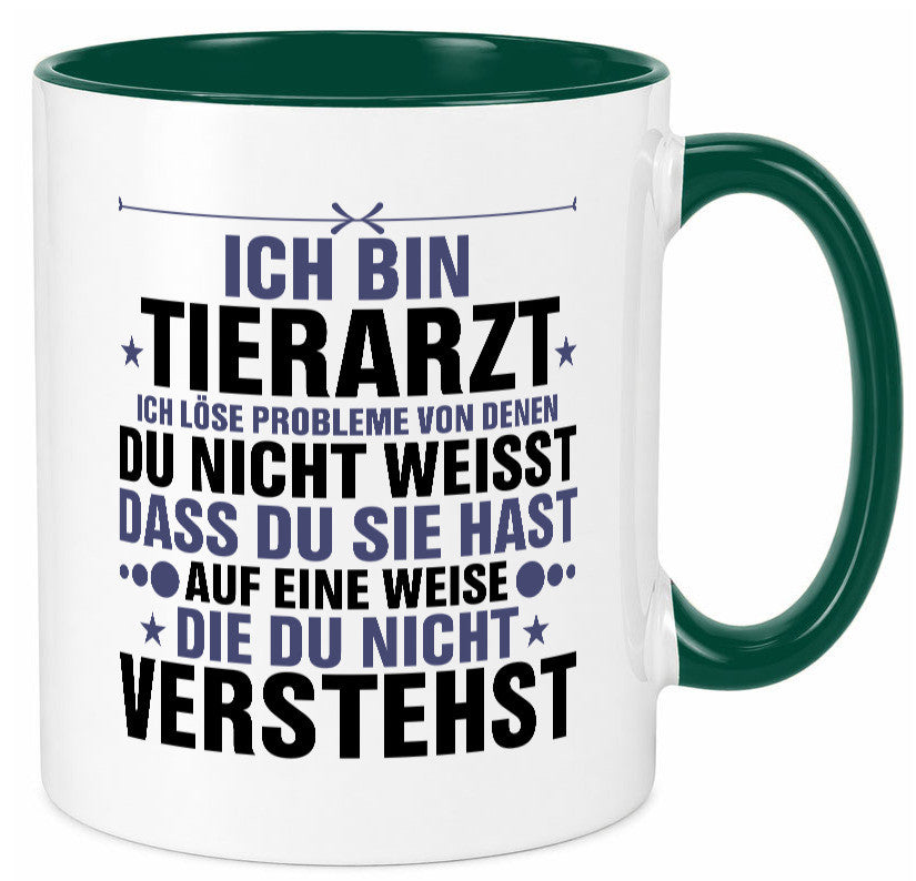 Löse Probleme: Tierarzt | Tiermedizin Mediziner Geschenk Tierliebhaber Humor