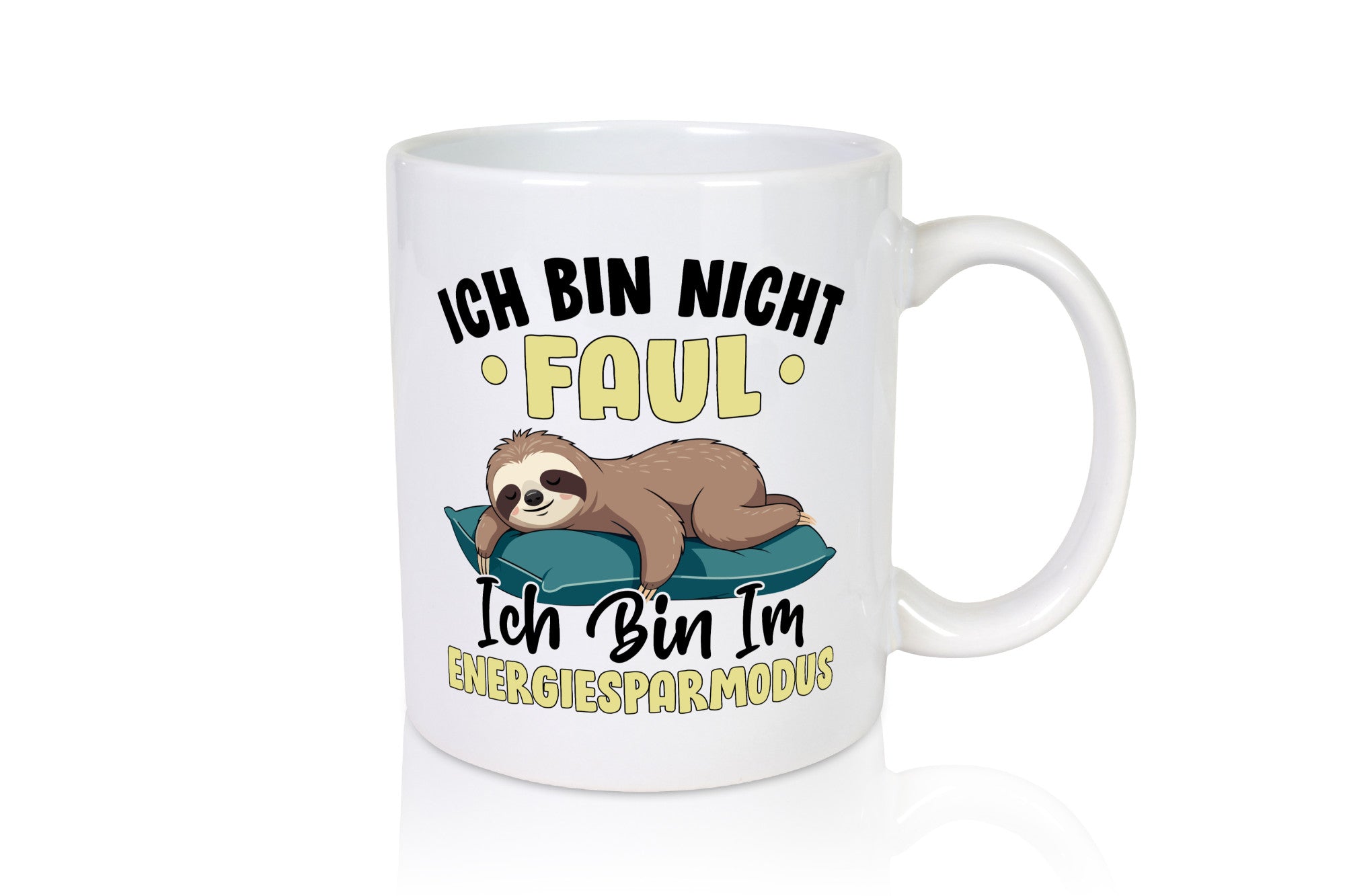 Bin im Energiesparmodus | Faultier v2 lustig Tierliebhaber Humor Geschenk Tasse