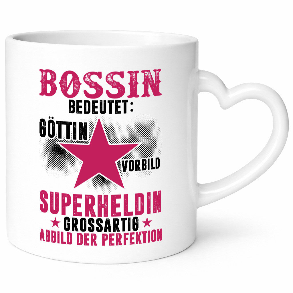 Bedeutung von Bossin | Führungskraft Vorgesetzte Humor Geschenkidee Tasse