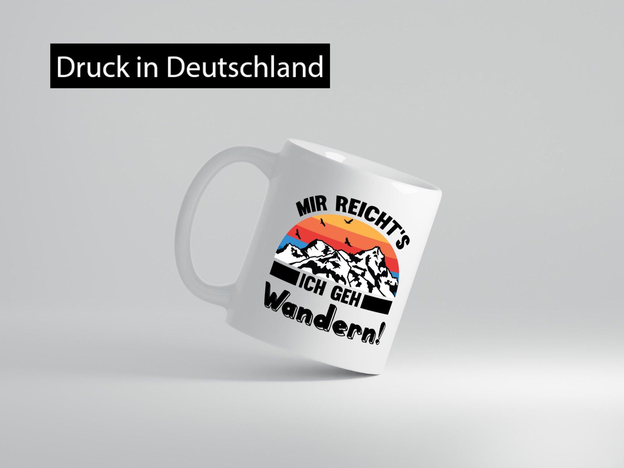 Mir reichts ich geh Wandern | Berge Laufen Natur Humor Geschenkidee Tasse