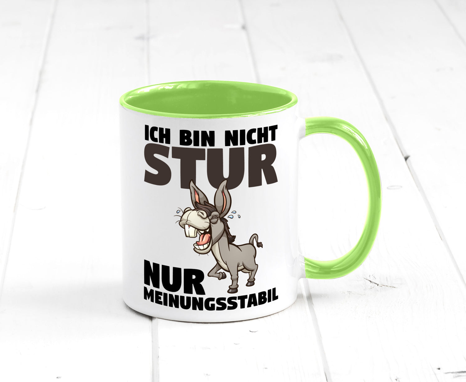 Sturer Esel | Sturkopf Tasse Dickkopf Spruch Humor lustiger Geschenk