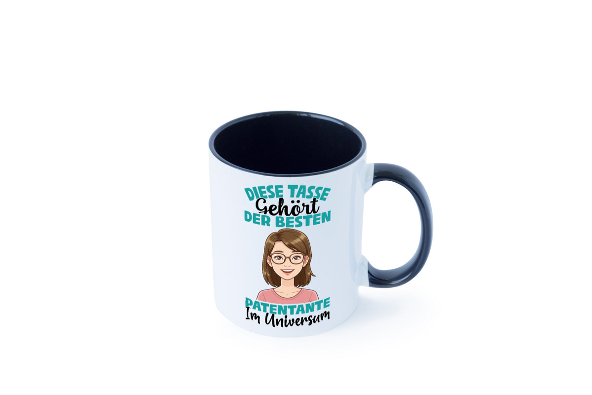 Im Universum: Patentante | Beste Tante Geschenk Humor Geschenkidee lustiger Tasse