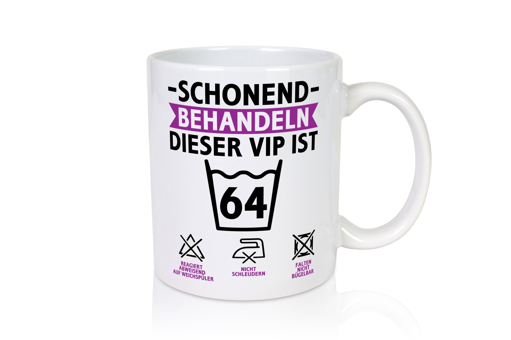 64 Geburtstag | schonend behandeln Jahre Humor Geschenkidee Tasse