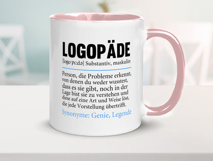 Logopäde | Spruch lustig Sprachtherapie Beruf lustiger Geschenk Arbeit Kollegen