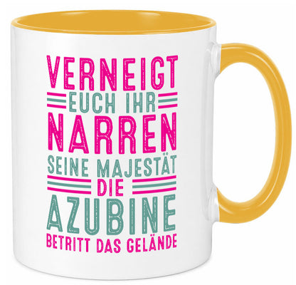 Verneigt euch: Azubine | Ausbildung Lehre Lehrling v2 lustiger Spruch Geschenk