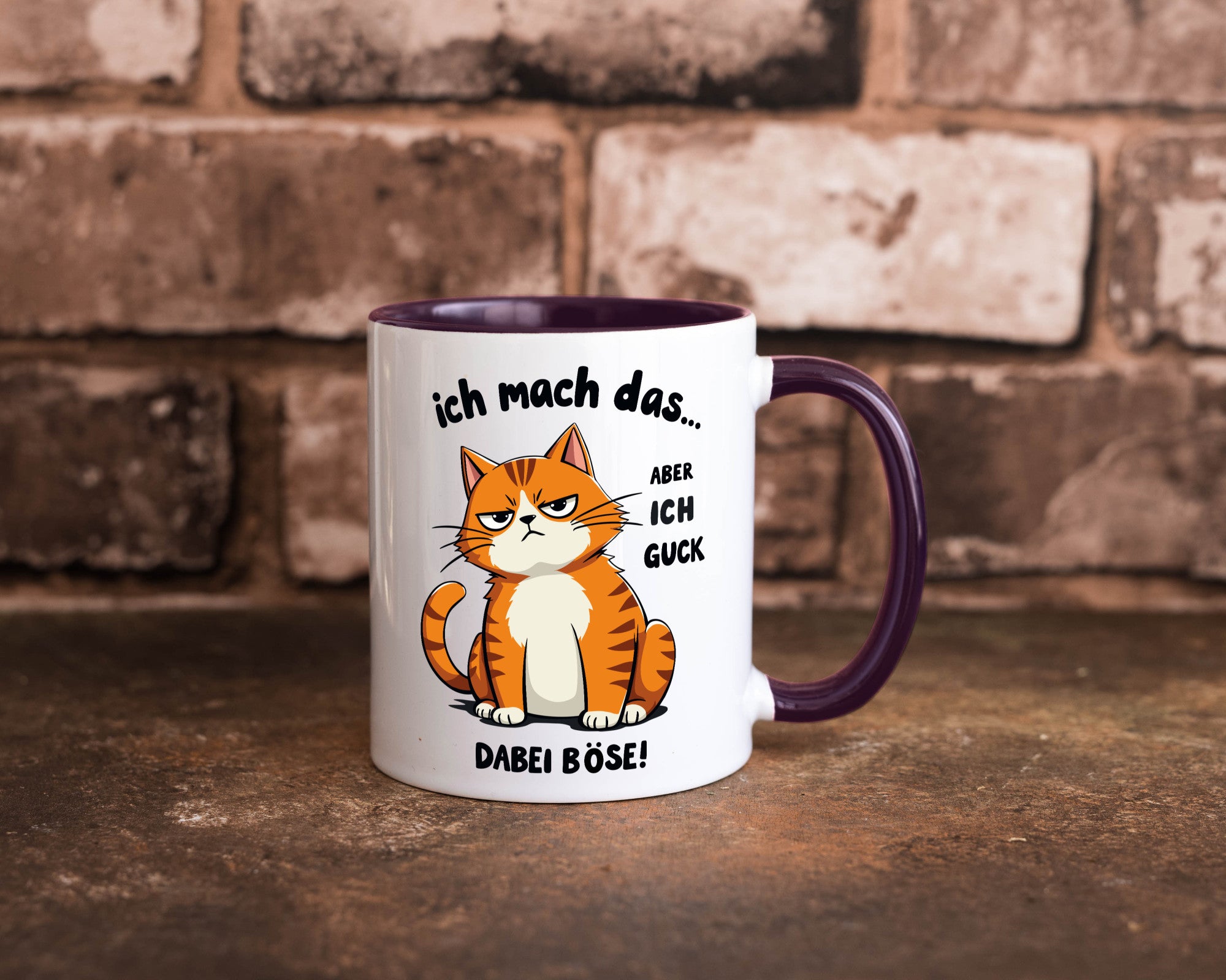 Ich guck dabei Böse | Katze Ironie Geschenk Tierliebhaber Humor lustiger Spruch