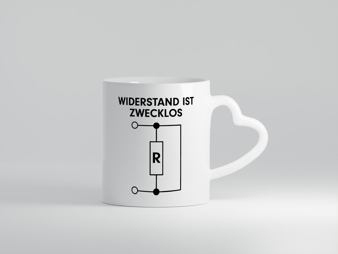 Wiederstand ist Zwecklos Geschenk Humor Geschenkidee lustiger Spruch Tasse