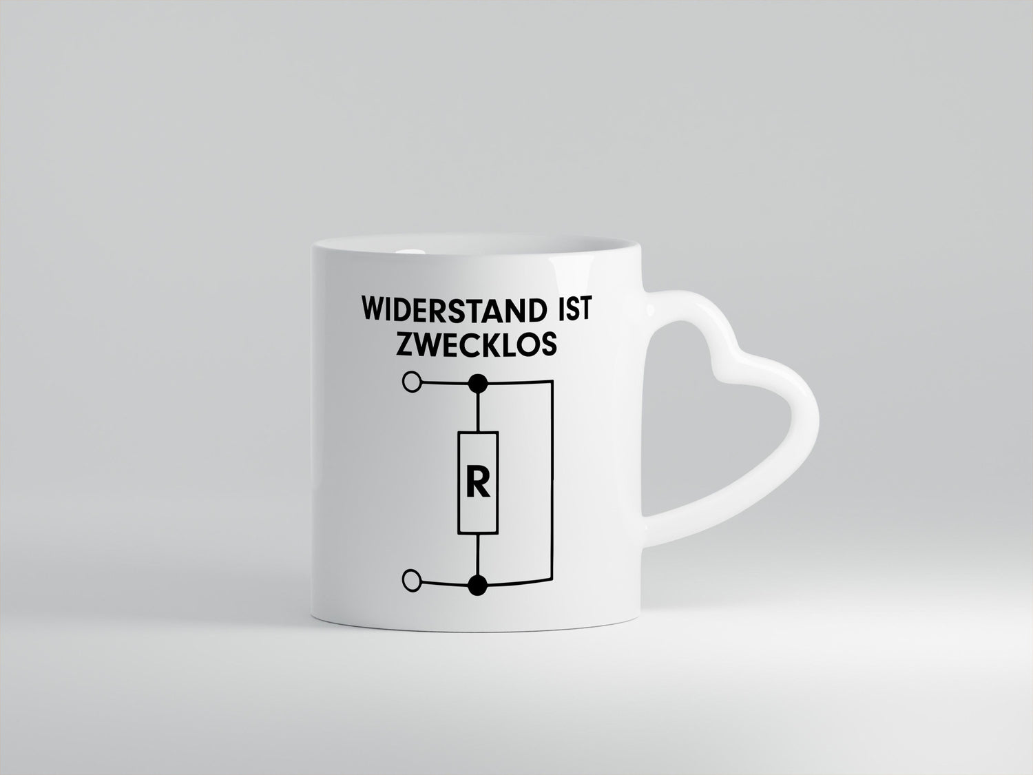 Widerstand ist Zwecklos Geschenk Humor Geschenkidee lustiger Spruch Tasse