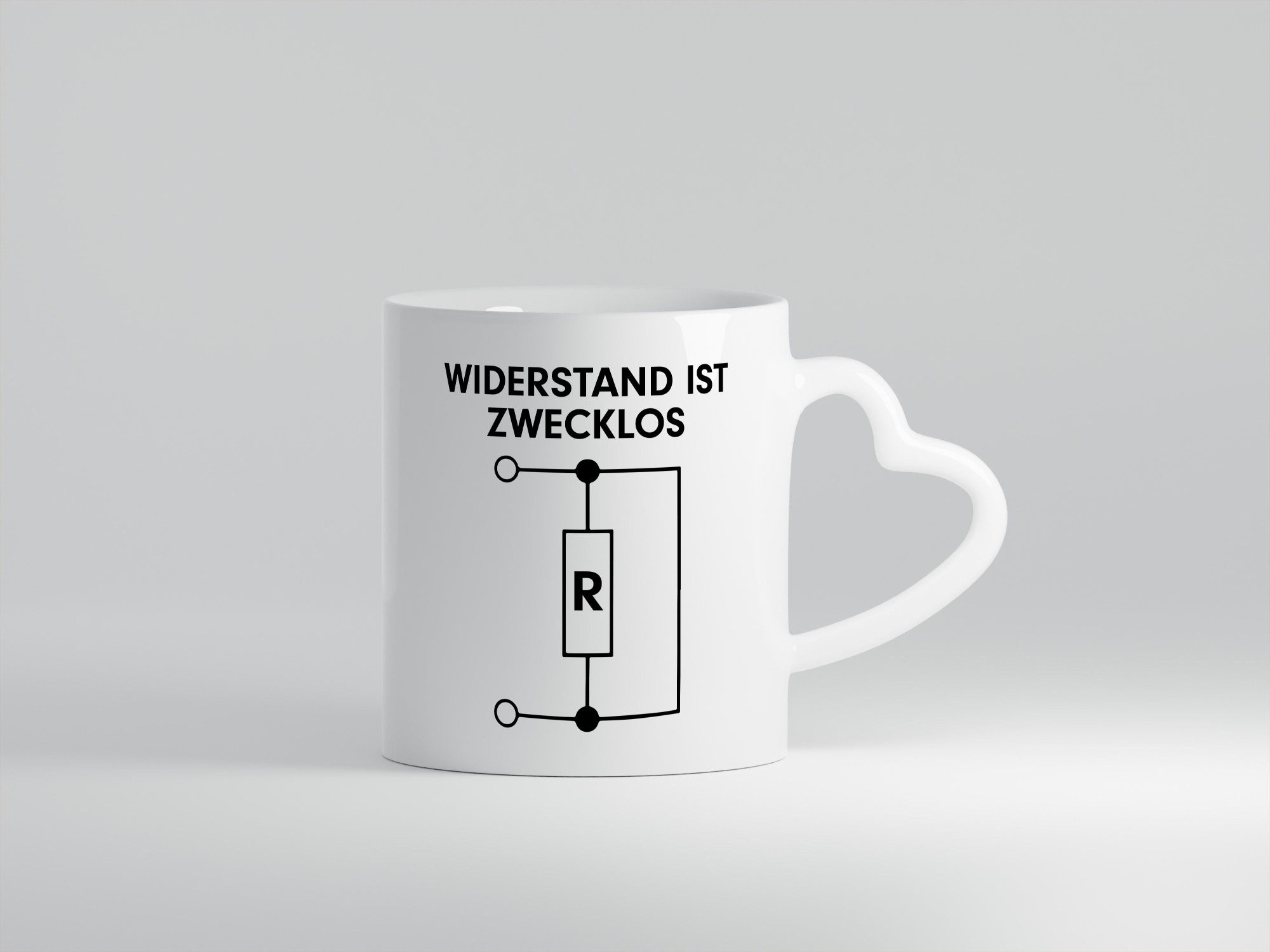 Widerstand ist Zwecklos Geschenk Humor Geschenkidee lustiger Spruch Tasse