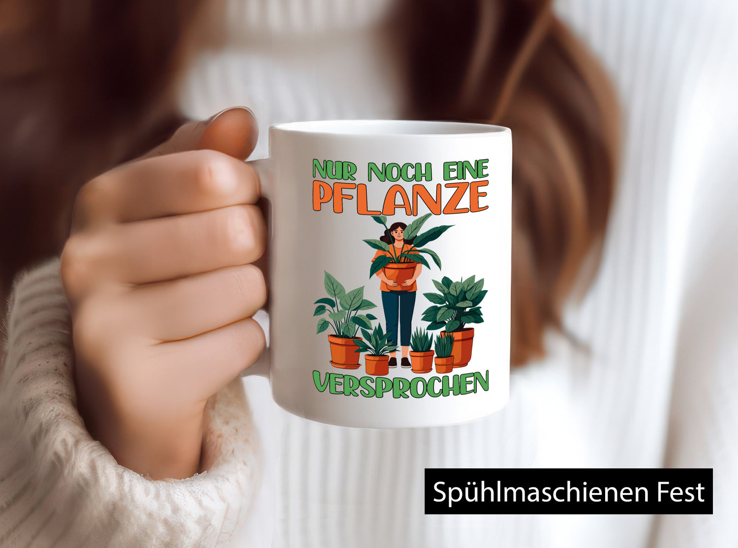 Nur noch eine Pflanze versprochen | Floristin Gärtnerin lustiger Spruch