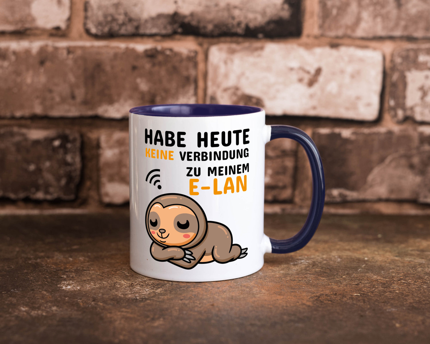 Keine Verbindung lustig Humor Geschenkidee Geschenk Tasse
