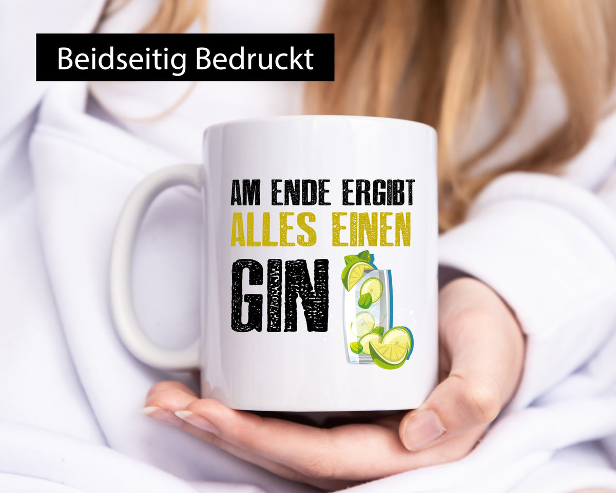 Gin | Spruch witzig Alkohol Geburtstag Tonic Geschenkidee Humor Tasse