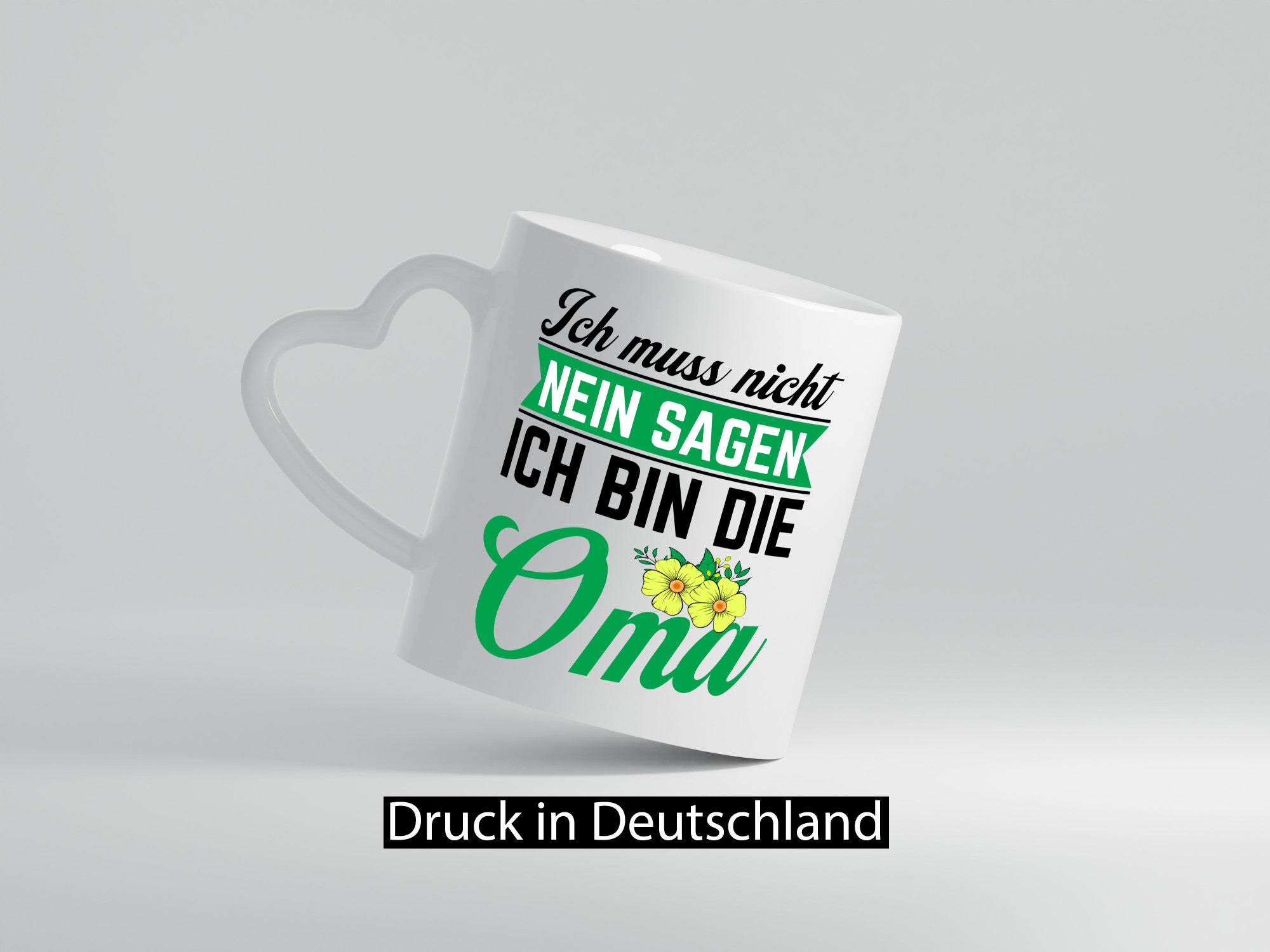Ich bin die Oma | sagt nicht nein Großmutter Humor Familie Geschenkidee Tasse