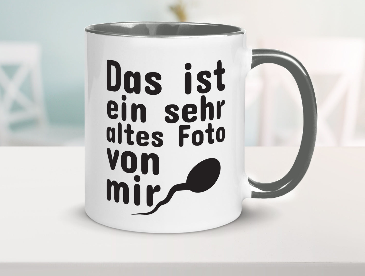 Sehr altes Foto von mir | lustige Tasse Männer Humor Geschenk Geschenkidee