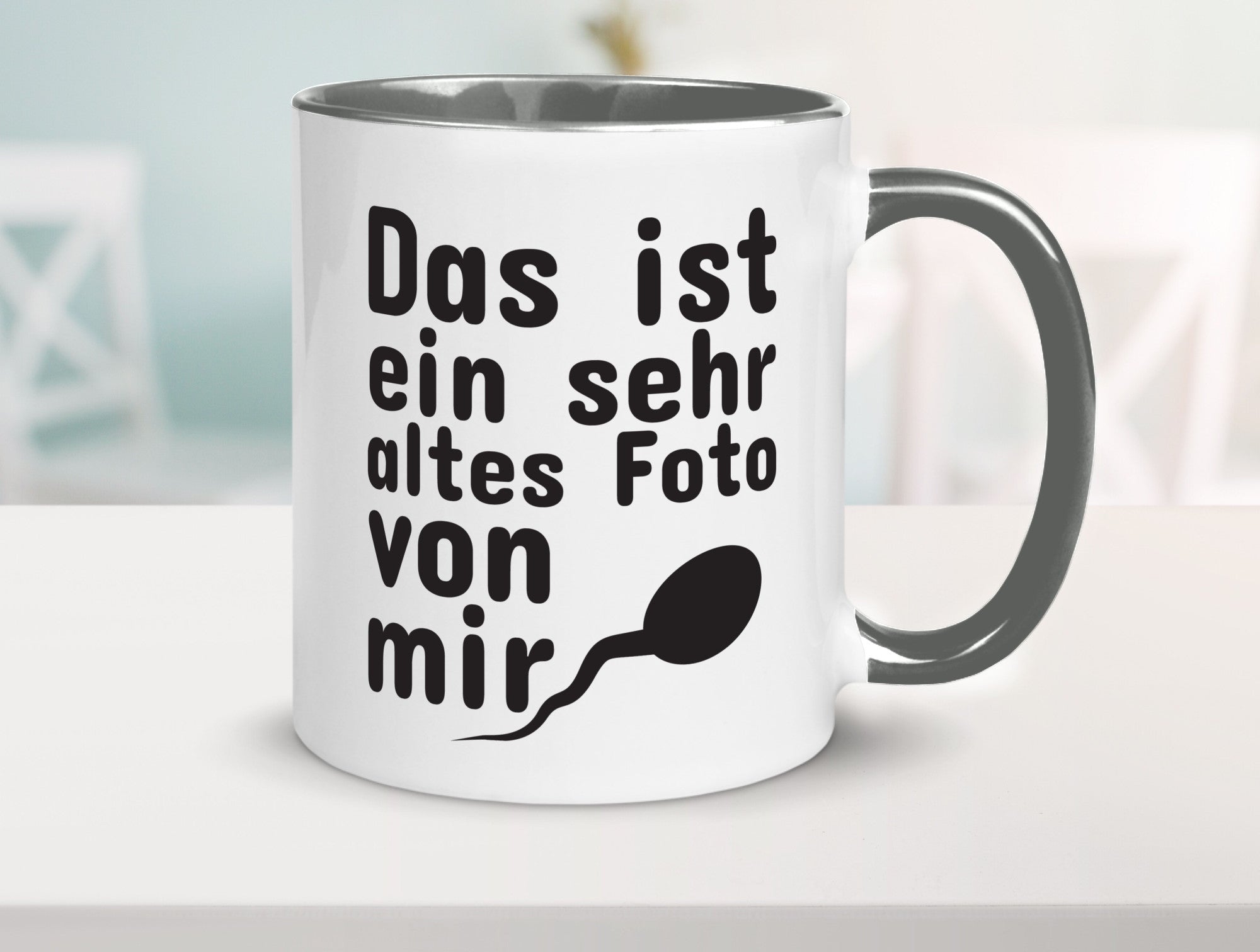 Sehr altes Foto von mir | lustige Tasse Männer Humor Geschenk Geschenkidee