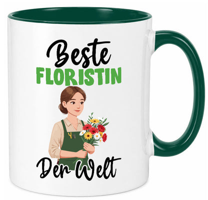 Beste Floristin | Blumen VerkÃƒÂ¤uferin Humor Geschenkidee Tasse