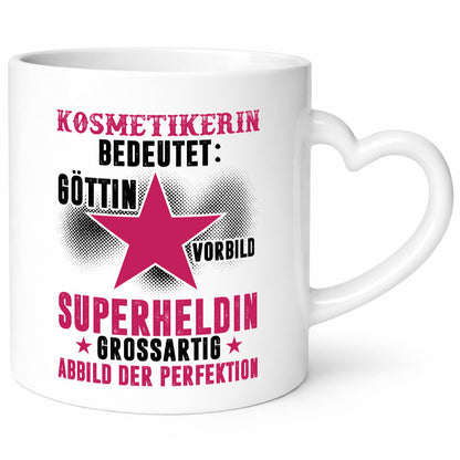 Bedeutung von Kosmetikerin | Kosmetik Stylistin v2 Humor Geschenkidee Tasse