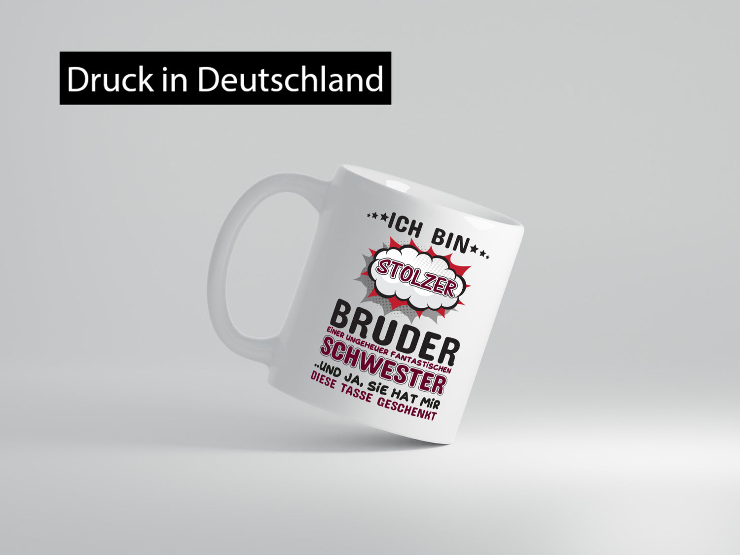 Stolzer Bruder | Tolle Schwester Geschwisterliebe Humor Geschenkidee Tasse