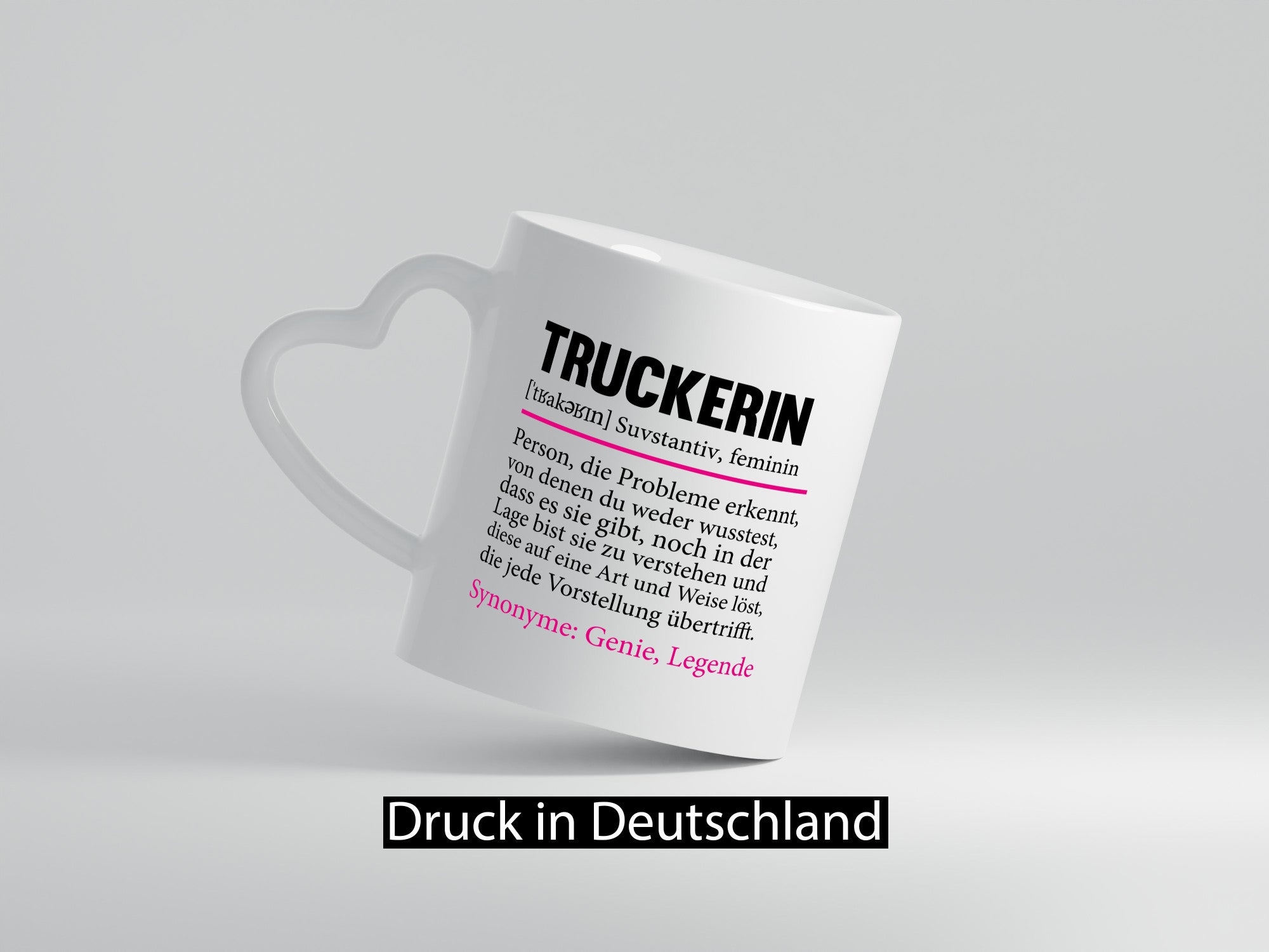 Truckerin | Spruch LKW Fahrerin Beruf Humor Geschenk Arbeit Kollegen Büro