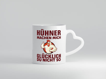 Hühner Tasse | Spruch witziges Huhn Bauer Humor Geschenkidee