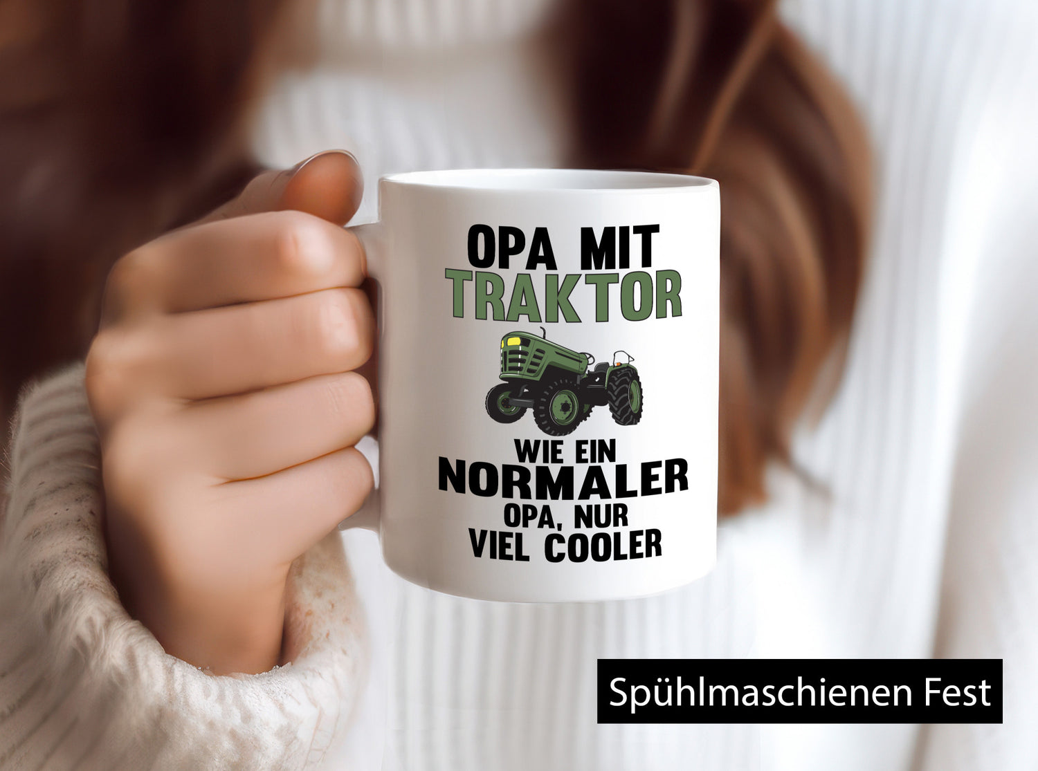 Opa mit Traktor, wie normal,nur cooler | Traktor Geschenkidee Familie Humor