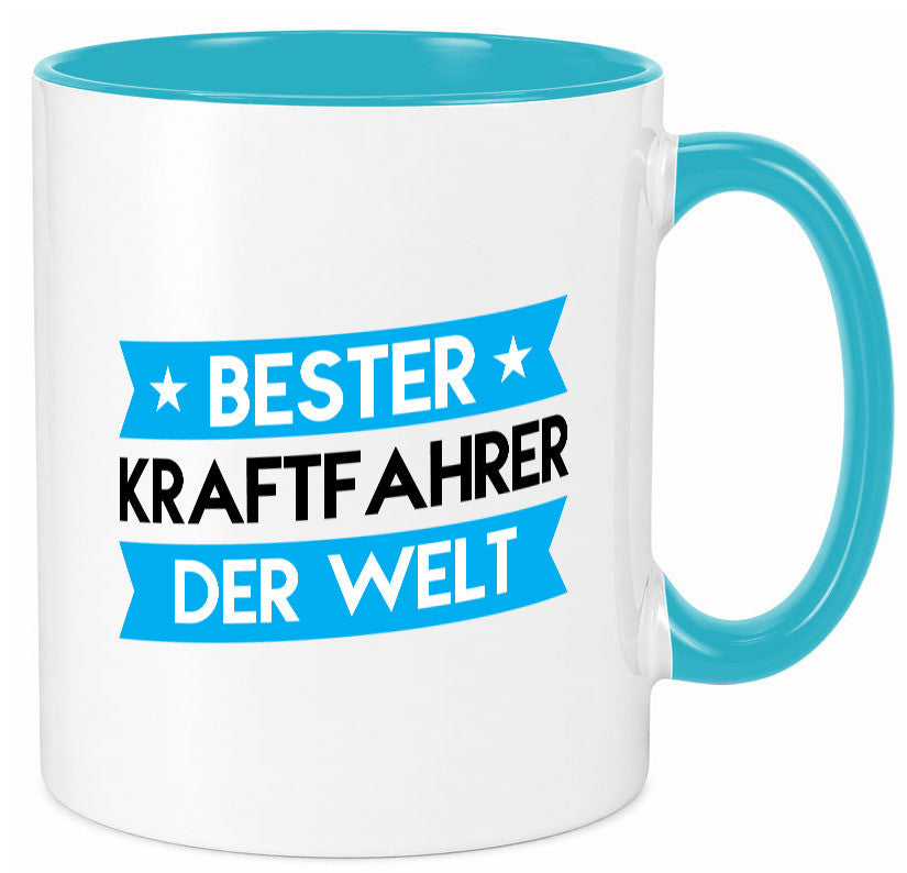 Bester Kraftfahrer | Lastwagen LKW Fahrer Geschenk Humor Geschenkidee lustiger Tasse