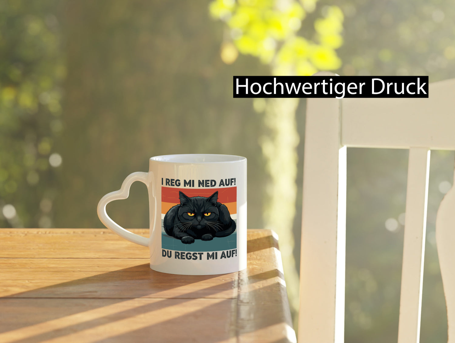 Du regst mi Auf | Böse Katze Reg ned lustiger Spruch Geschenk Tierliebhaber