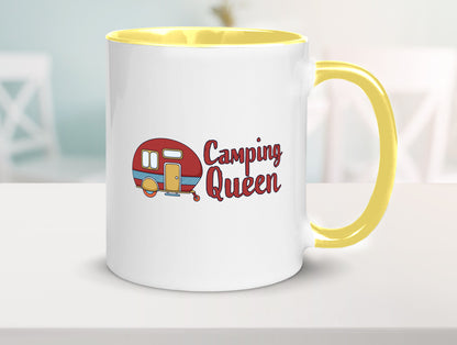Camping Queen | Wohnanhänger Geschenk Humor Geschenkidee lustiger Spruch Tasse