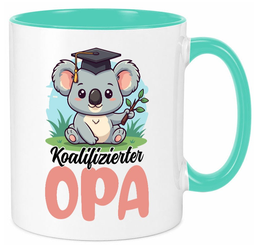 Koalifizierter Opa | Großvater Enkel Familie Humor Geschenkidee Tasse
