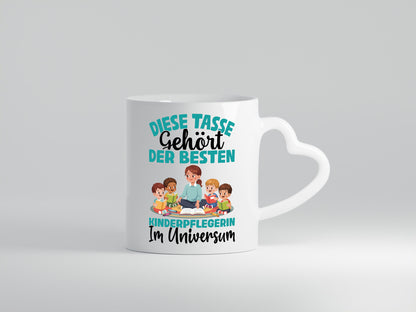 Im Universum: Kinderpflegerin | Kinder Pflegeberuf Geschenkidee Arbeit Kollegen