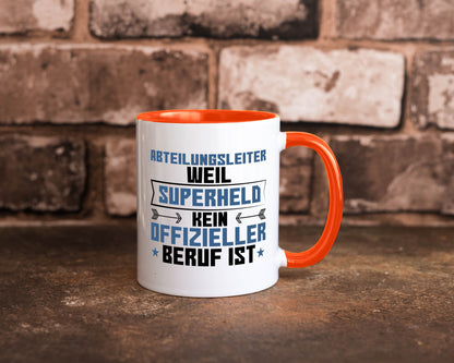 Superheld Abteilungsleiter| Führungskraft Geschenkidee Humor Tasse