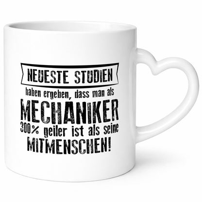 Neuste Studien: Mechaniker | KFZ Werkstatt Humor Geschenkidee Tasse