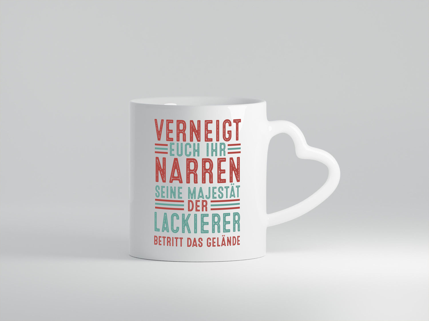 Verneigt euch: Lackierer | Definition lackieren Humor Geschenkidee Tasse