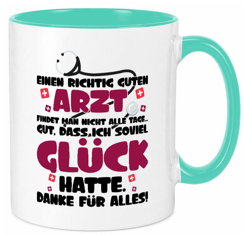 Richtig guter Arzt | Dankeschön Tasse Ãrzte Spruch vl1 Humor Geschenkidee