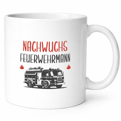 Nachwuchs Feuerwehrmann | Kind mag Feuerwehr Humor Geschenkidee Tasse